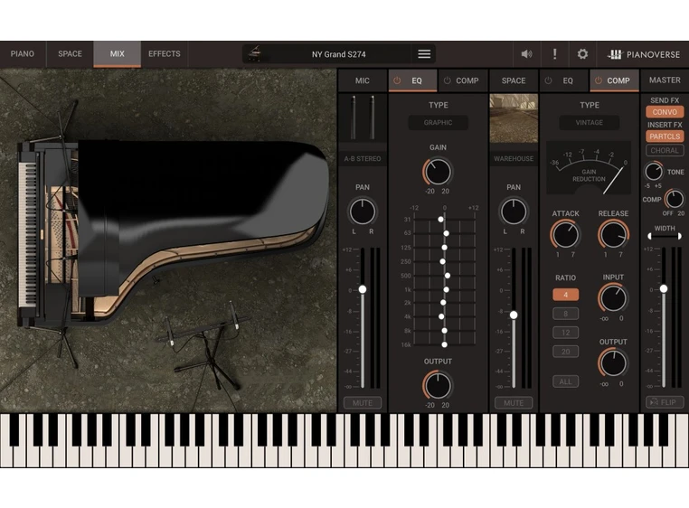 IK Multimedia Pianoverse [Download] NY Grand S274 